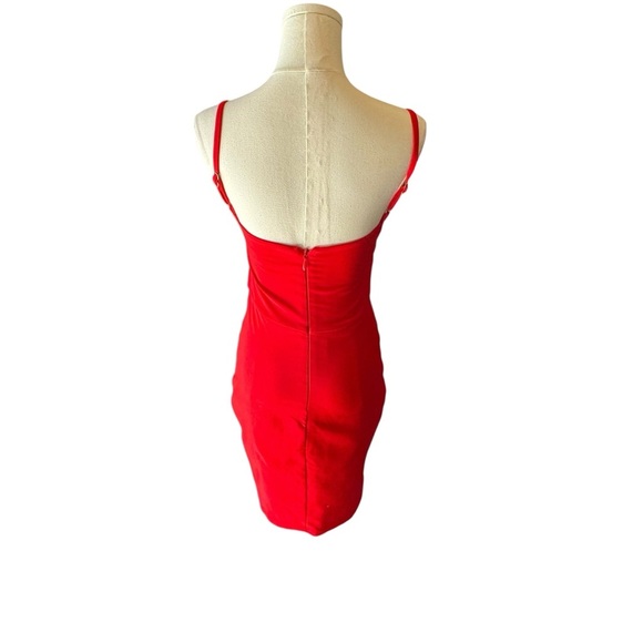 NOOKIE x Revolve - Billie Mini Dress in Flame Red Sz S - Picture 5 of 9